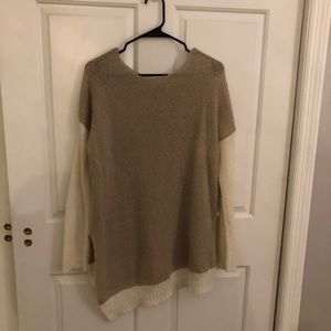 max studio high low sweater
